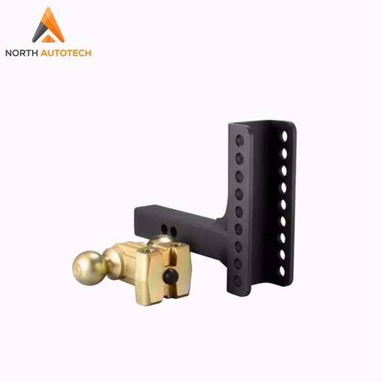 Trailer Spare Parts Adjustable Trailer Towing Hitch Ball Mount 2-Inch Receiver 6-Inch Drop 2 and 2-5/16-Inch Balls 14, 000 Lbs