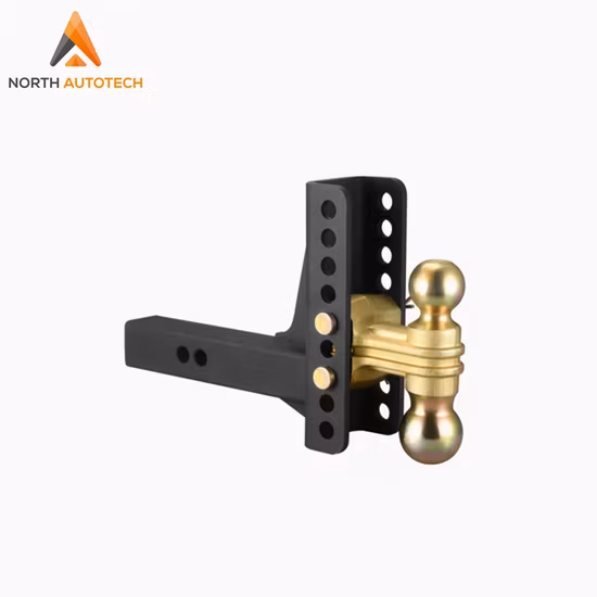 Trailer Spare Parts Adjustable Trailer Towing Hitch Ball Mount 2-Inch Receiver 6-Inch Drop 2 and 2-5/16-Inch Balls 14, 000 Lbs