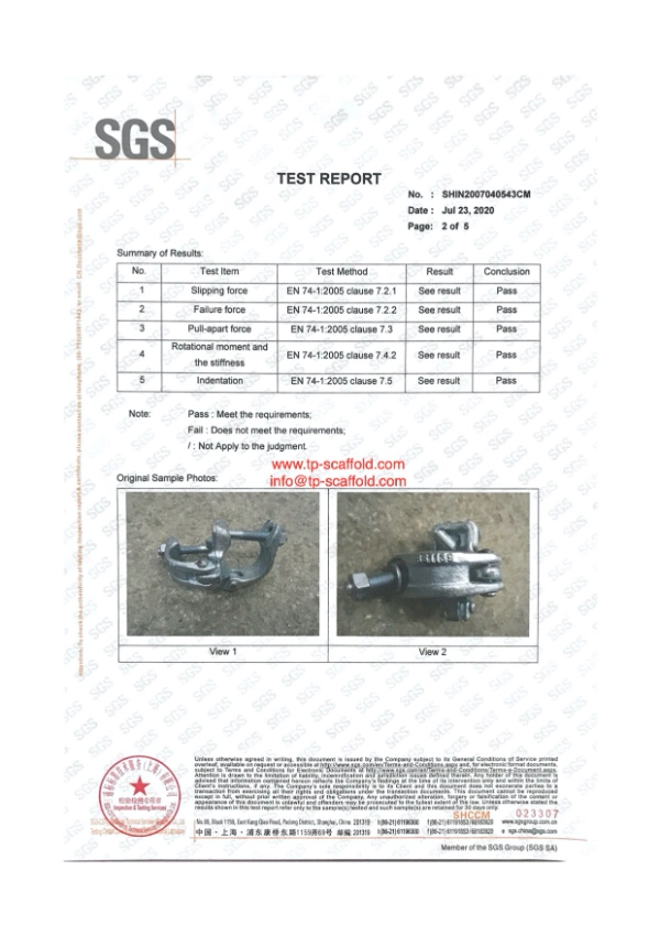 Scaffolding Drop Forged Double Coupler British Style