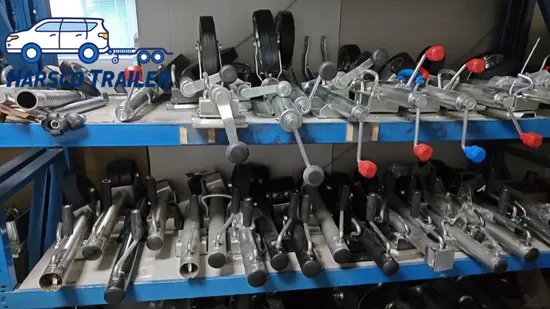 Retractable Trailer Stabilizer Jacks-650 Lbs Capacity-6-1/4
